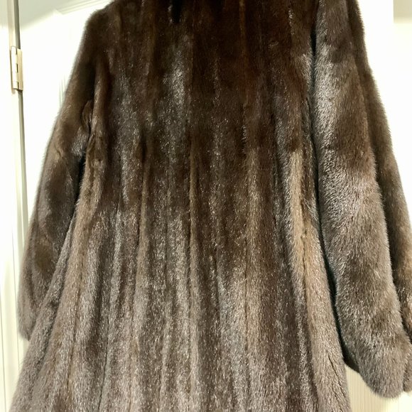 Jay Chester Chocolate Mink Coat - Picture 7 of 9